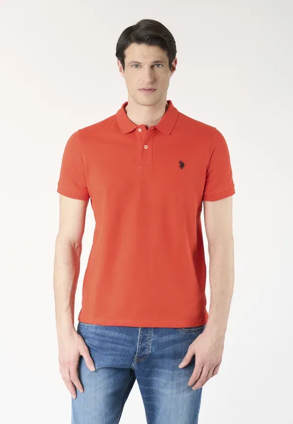 Футболка поло хлопковая U.S. Polo Assn., Rosa, розовый