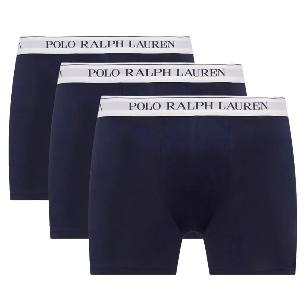 Боксеры комплект из 3 штук Polo Ralph Lauren, синий