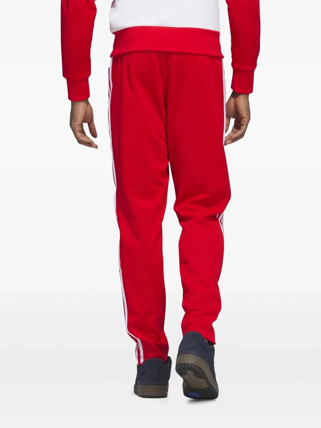 Спортивные брюки Big Zip из коллаборации с Jeremy Scott Adidas, красный — фото 4