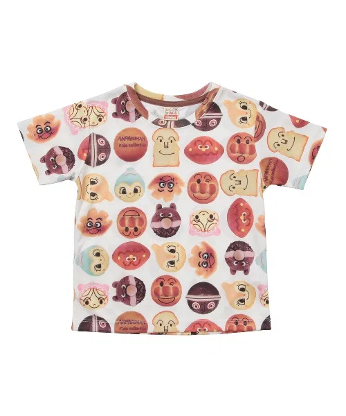 Детская футболка с принтом Pan ANPANMAN KIDS COLLECTION, Off White — фото 2