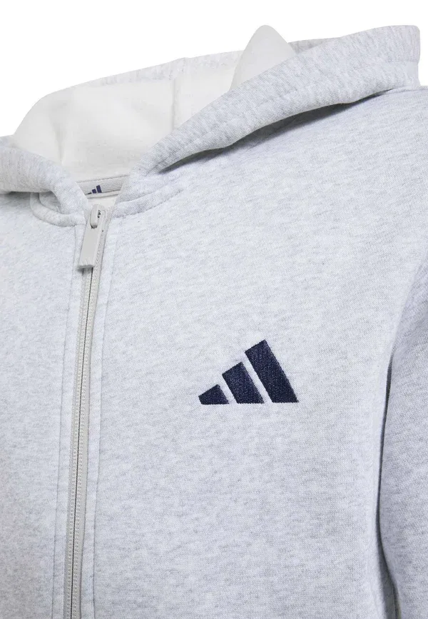 Детская толстовка унисекс на молнии Adidas Performance, темно-синий/светло-серый — фото 3