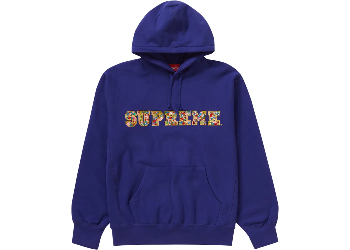 Мужская худи с капюшоном Hooded Sweatshirt (FW20) Supreme, Dark Royal