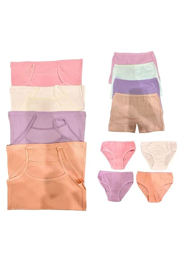 Детский комплект боксеров для девочек хлопковый 12 шт Hb Trend, Multicolor