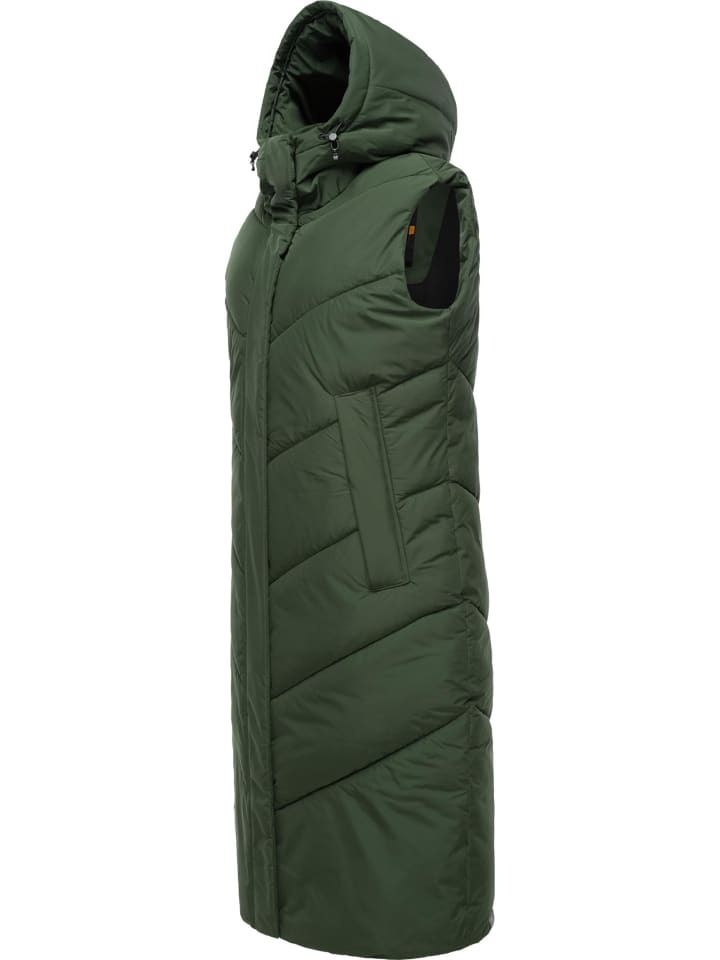 

Утепленный жилет ragwear, цвет dark olive