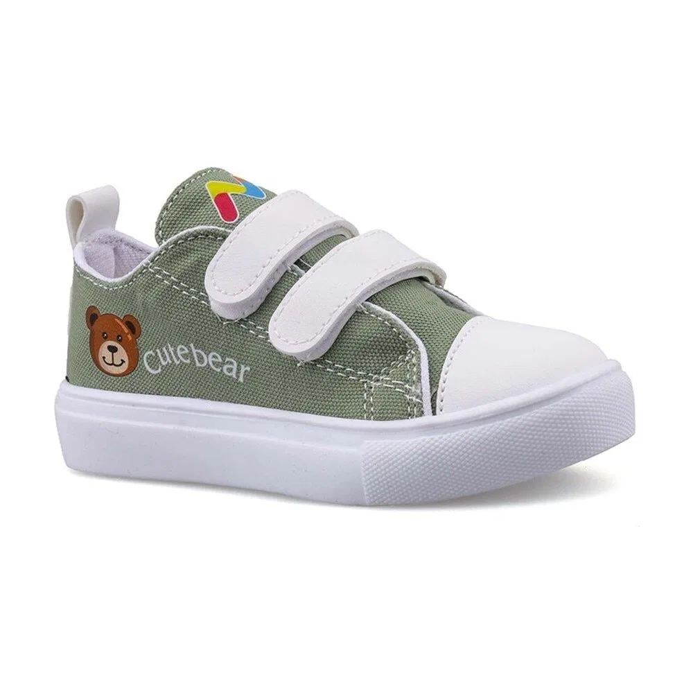Детские кеды для девочек из текстиля, повседневные, Light Green Arega