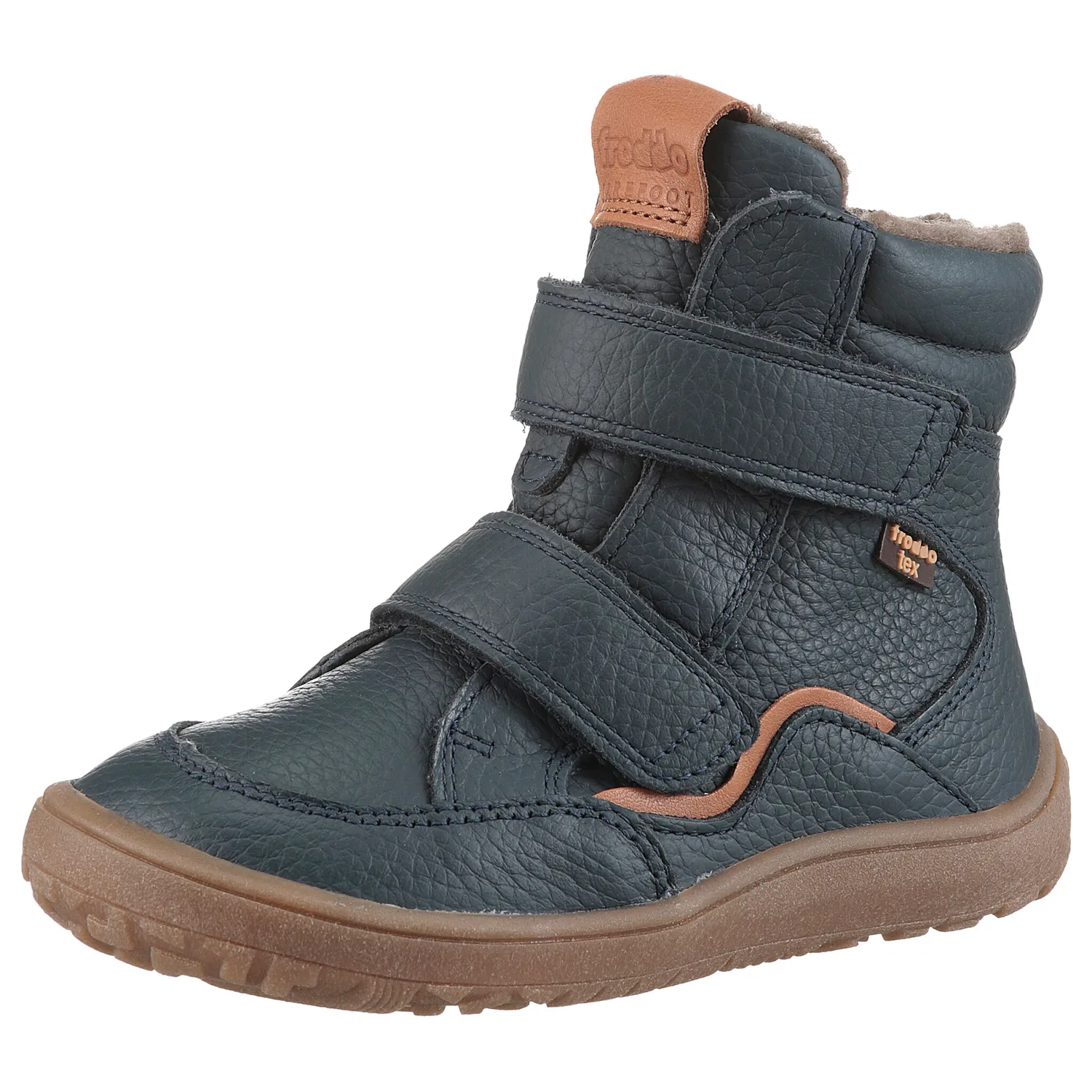 Детские зимние ботинки для девочек с мембраной TEX froddo, Dark Blue