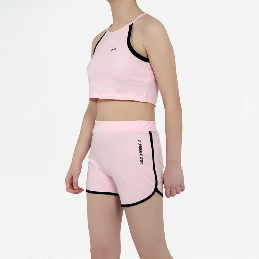 Комплект из футболки и шорт с логотипом Slazenger, Розовый — фото 2