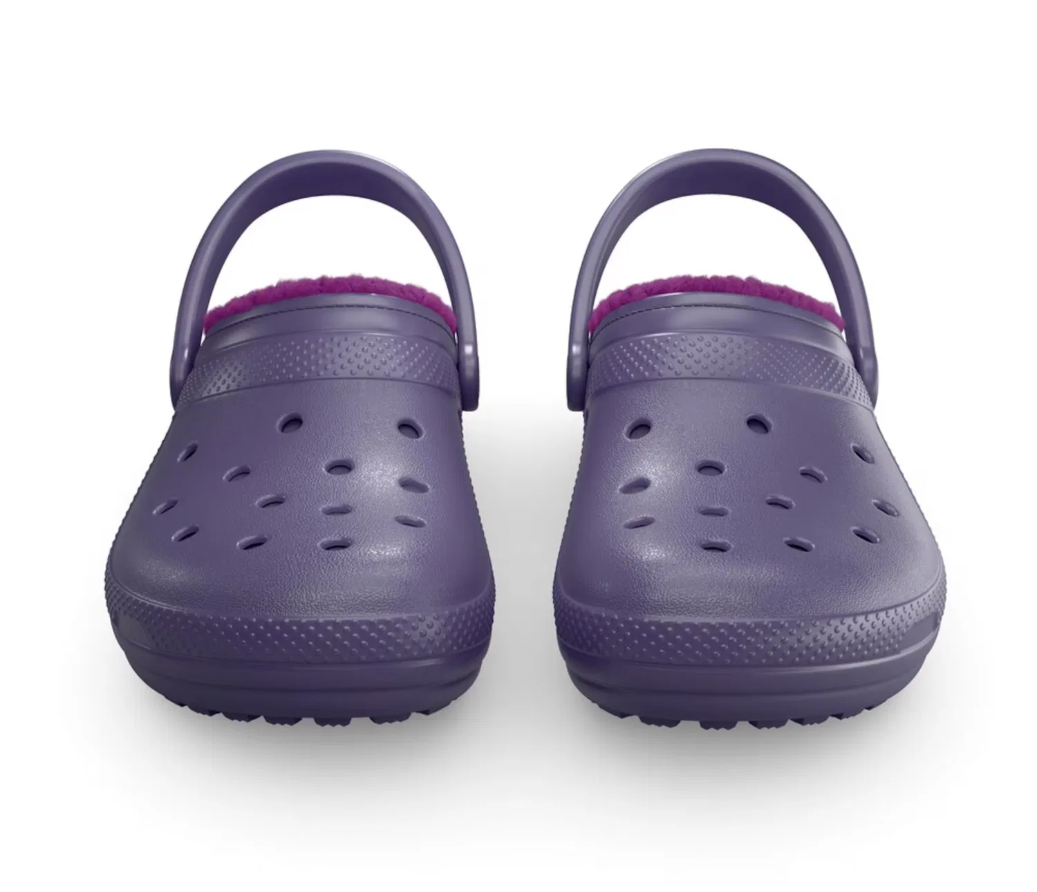 Сандалии Crocs фиолетового цвета — фото 2