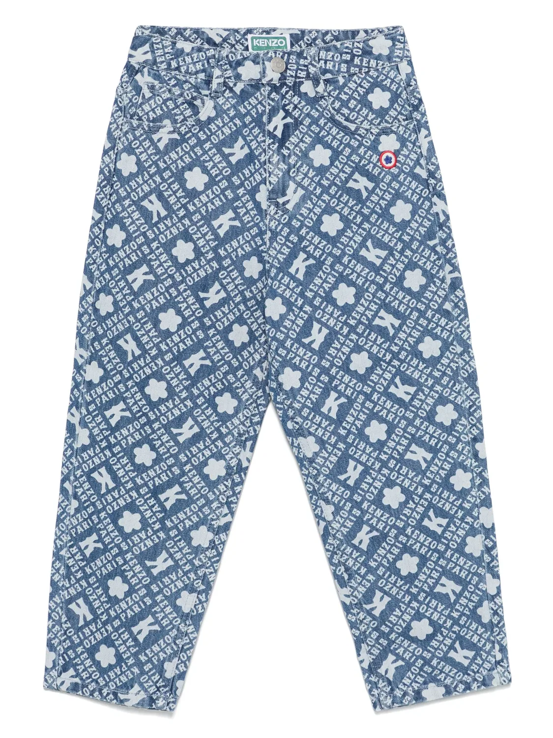 Джинсы с логотипом Kenzo, синий