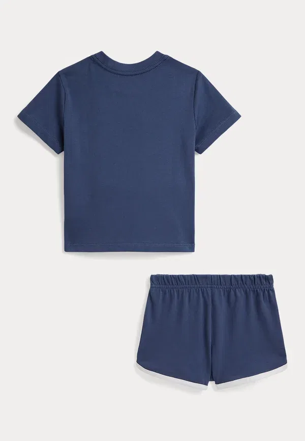 Комплект из футболки и шорт с принтом Polo bear, хлопок, Polo Ralph Lauren, Old Royal — фото 2