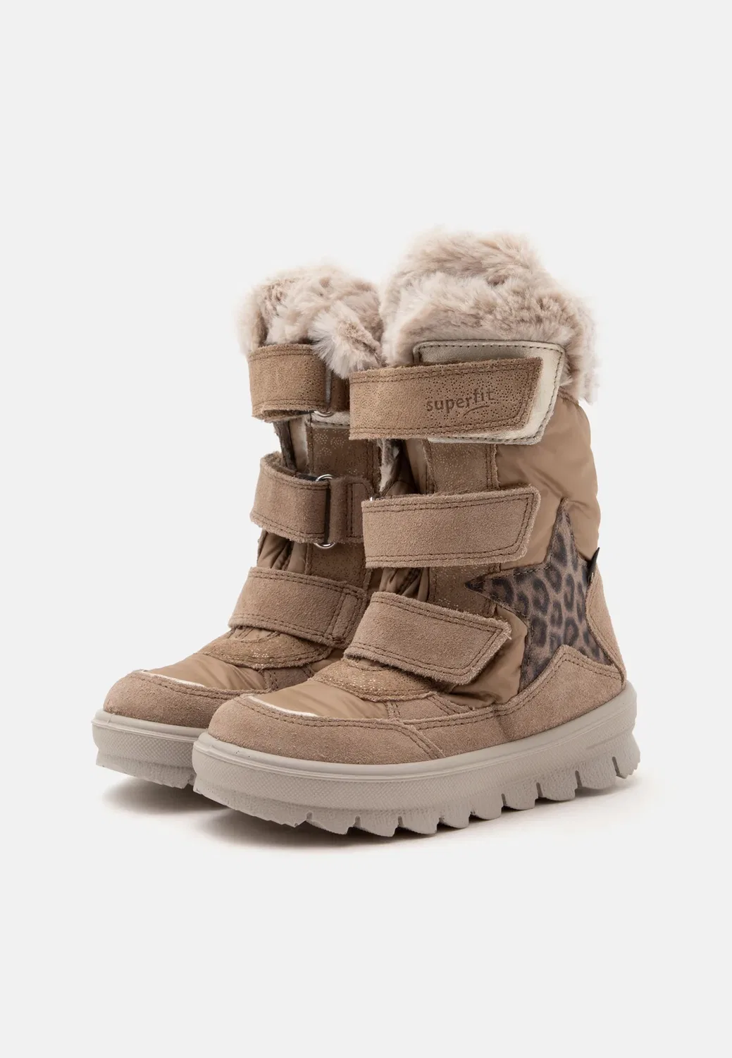 Gore-Tex Flavia - зимние ботинки Superfit, Braun/Beige — фото 2