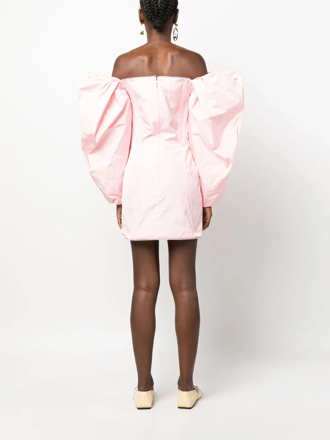 Мини-платье La Robe Taffetas от Jacquemus, светло-розовый — фото 3