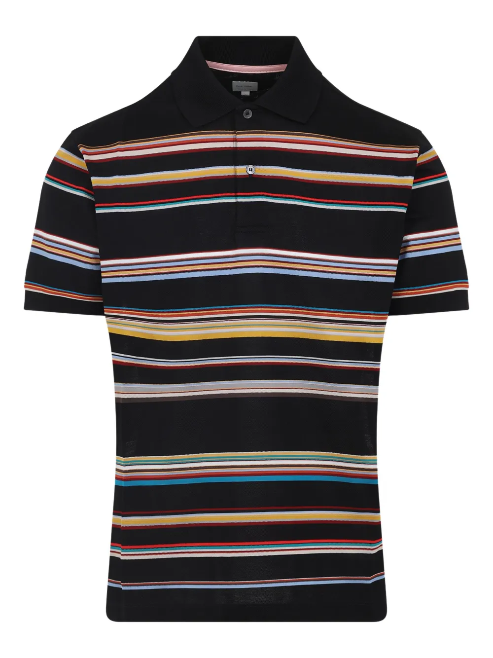 

Рубашка поло в полоску Paul Smith, черный