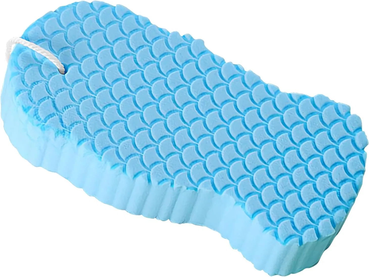 Мочалка для душа 14x7x3 см, Generisch, Blue