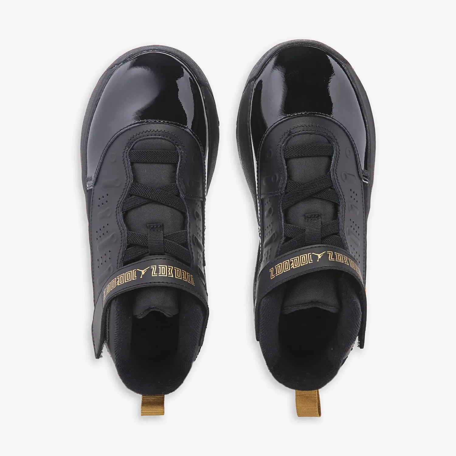 Детские кроссовки Max Aura 7 Mid Jordan, Black/Gold — фото 3