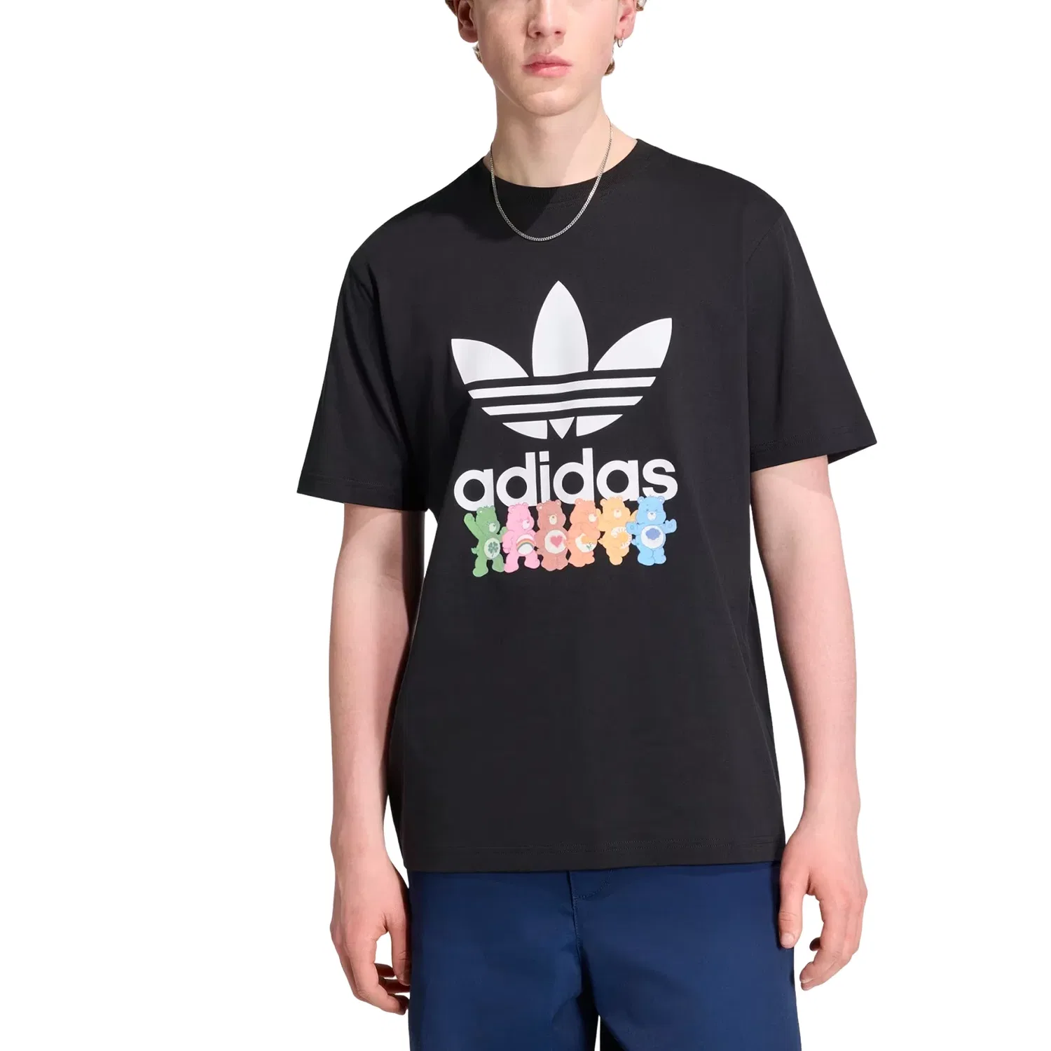Мужская футболка с принтом Adidas x Care Bear Ti T-Shirt Asia Sizing, черный — фото 2