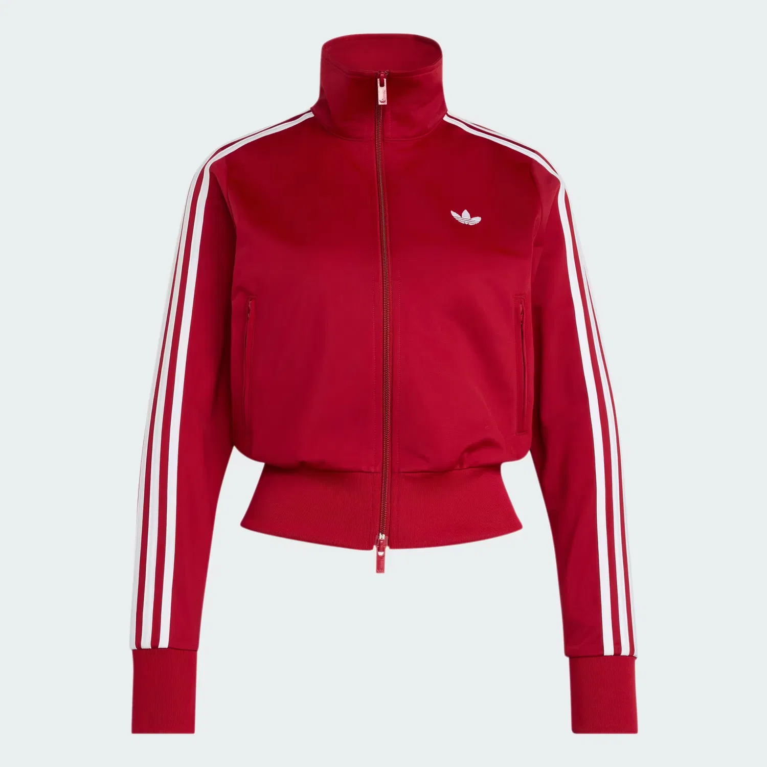 Женская спортивная куртка приталенного кроя Firebird Classic Track Jacket Adidas Originals, красно-белый — фото 4