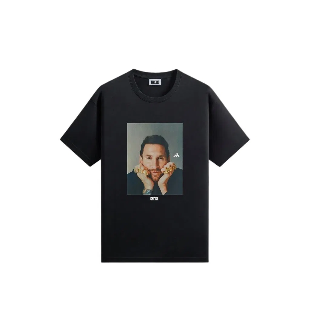 Футболка KITH X MESSI, Adidas, Black