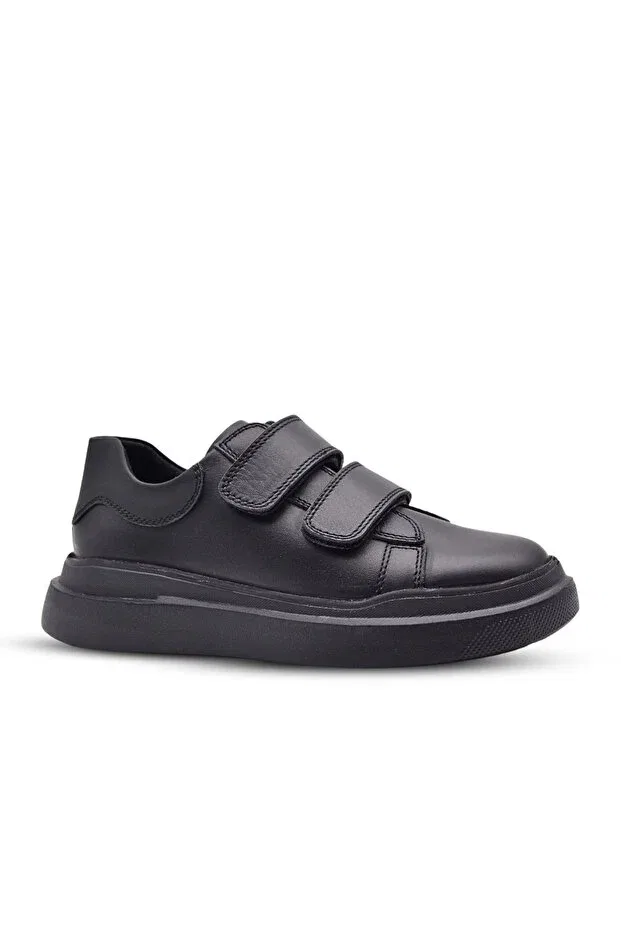 Детские туфли для мальчиков кожаные Fawdon Kids A More, Black