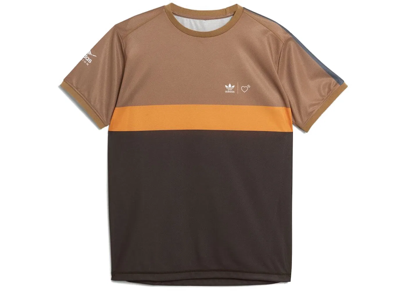 Мужская футболка с принтом Adidas x Human Made Tee, Brown
