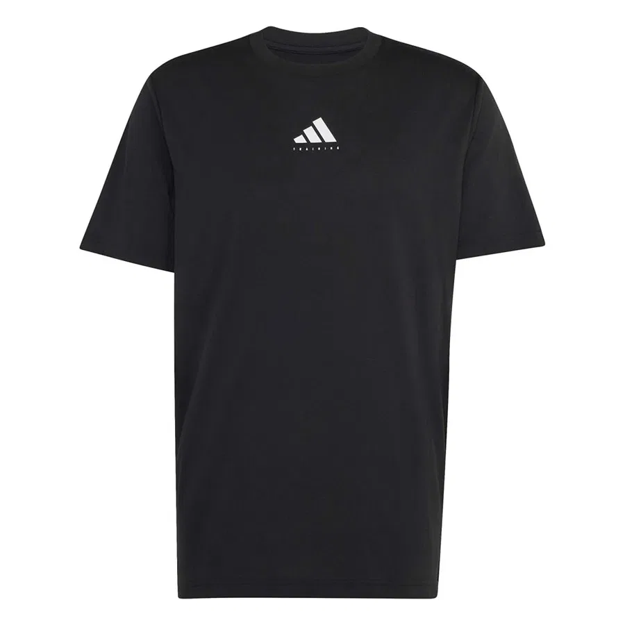 Футболка мужская с принтом adidas, Черный