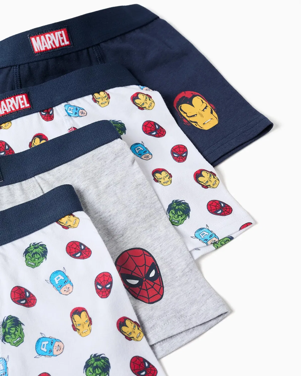 Детские трусы-боксеры для мальчиков с принтом Avengers Zippy, Multicolor — фото 2