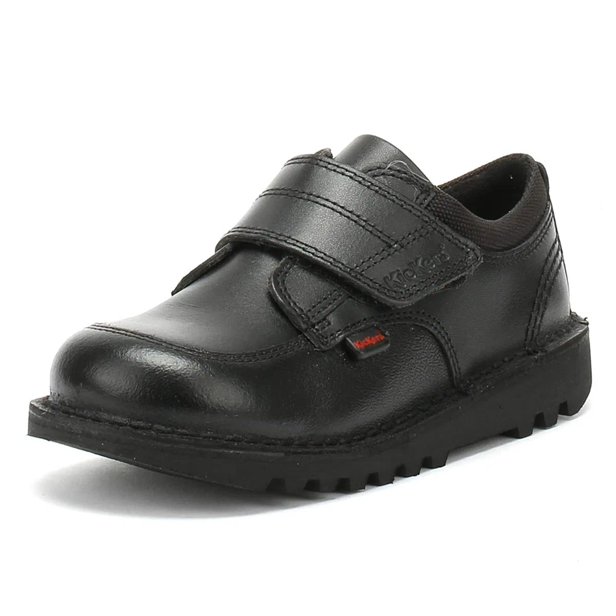 Детские кроссовки с защитой мыска и пятки Kick Scuff Lo Kickers, Black