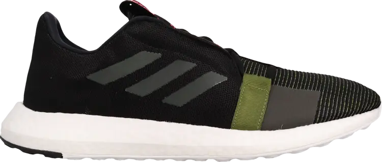 

Кроссовки Adidas SenseBoost Go 'Tech Olive', черный