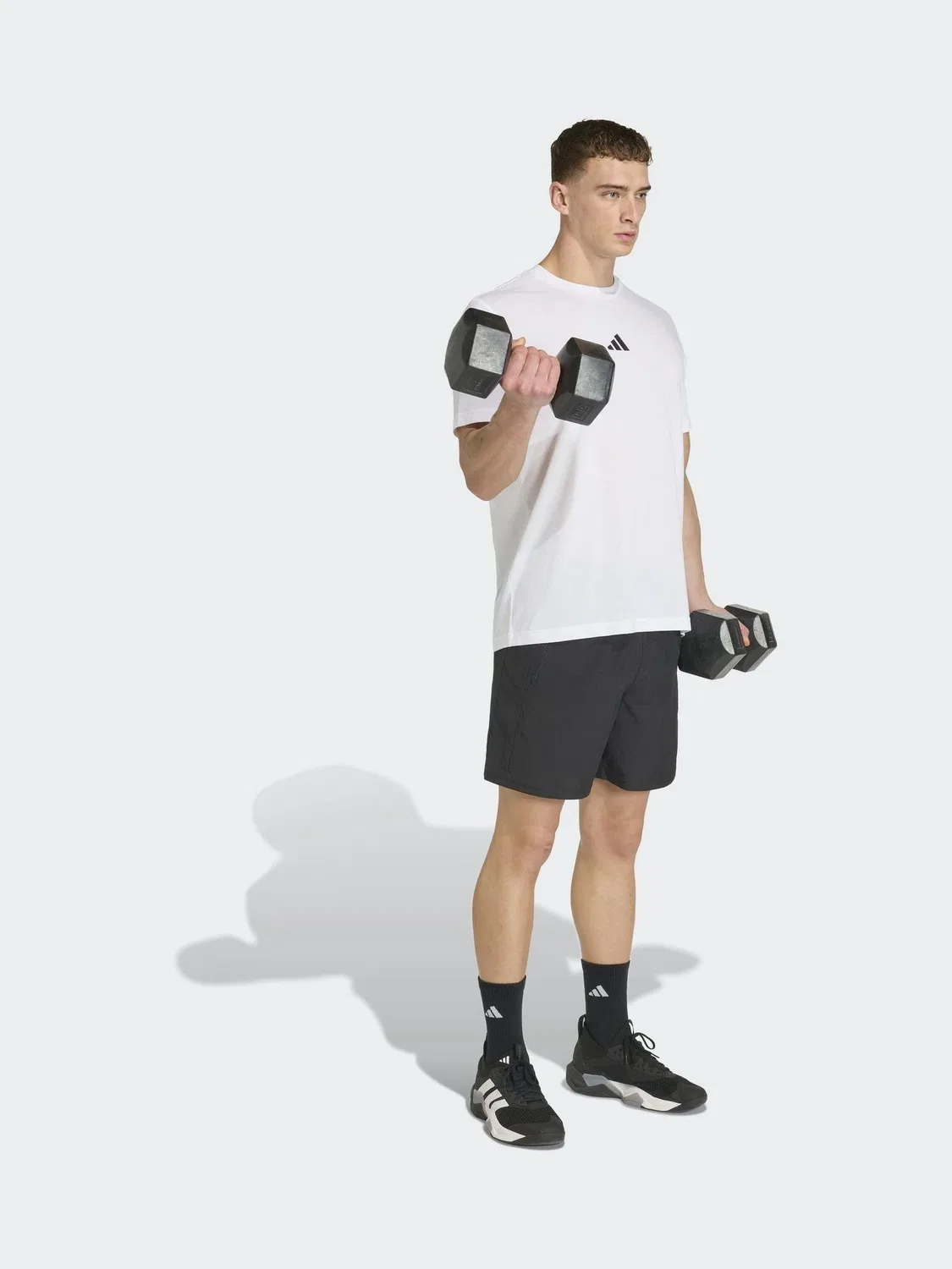 Футболка тренировочная Climacool Tech Training Graphic adidas, белый — фото 3
