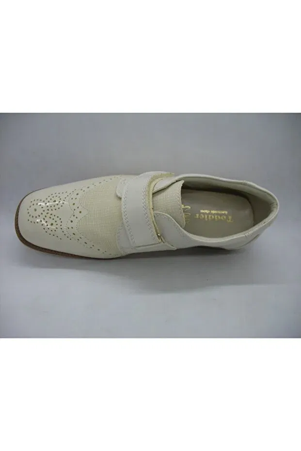 Детские ортопедические туфли для мальчиков классические Y400 Toddler, Beige — фото 3
