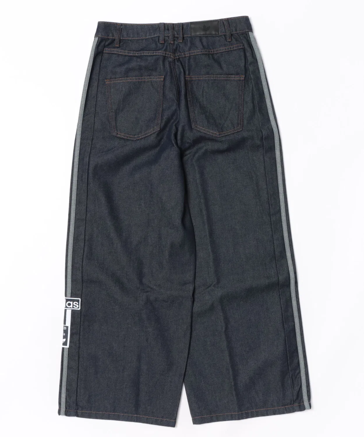 Женские джинсы свободного кроя с широкими штанинами Adibreak Denim Pant Adidas, Indigo Denim — фото 2