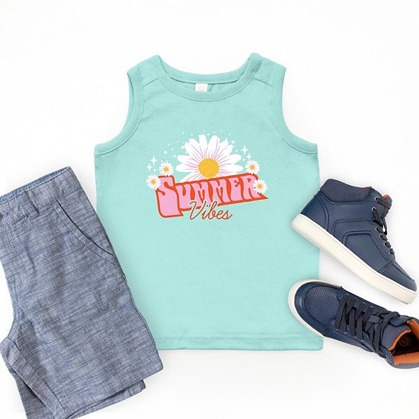 Майка Summer vibes daisy youth The Juniper Shop, Navy — фото 3