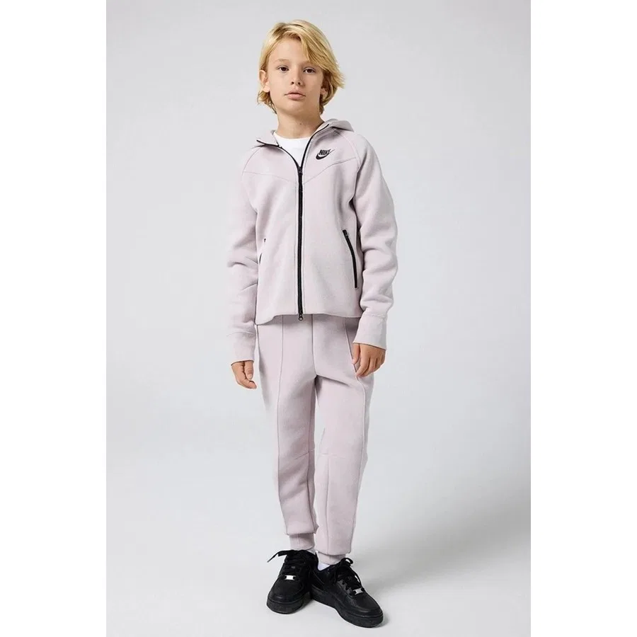 Детские спортивные брюки Tech Fleece Jogger Nike, Сиреневый — фото 4