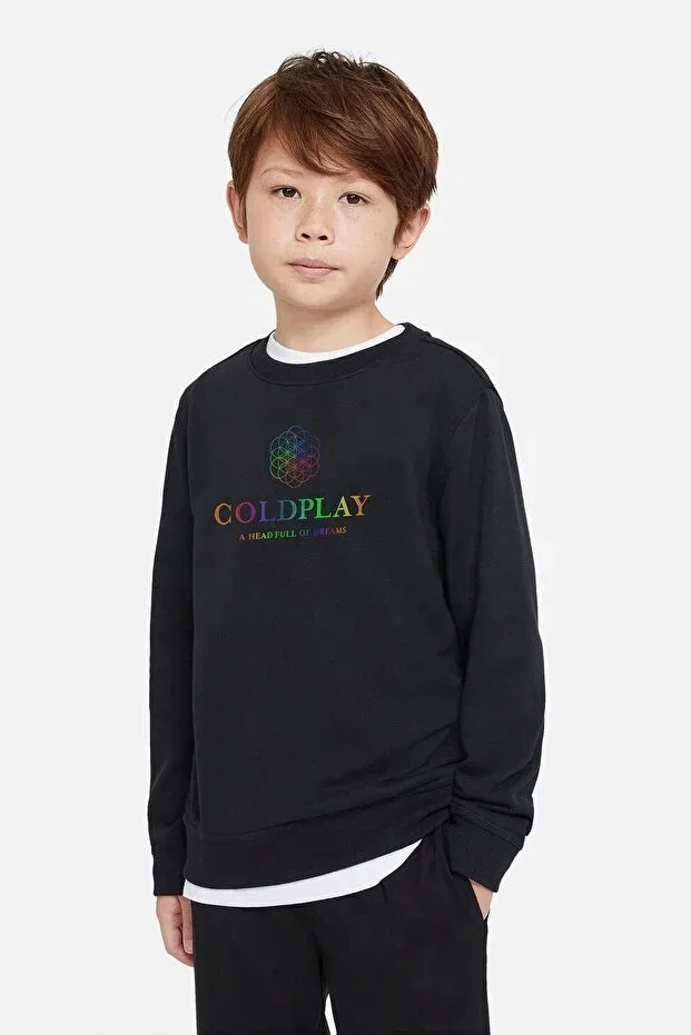 Детская футболка с принтом Coldplay Dreams Qivi, Черный
