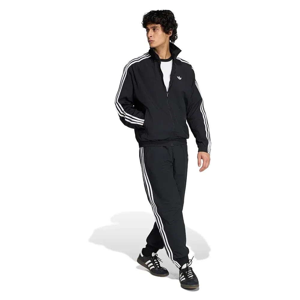 Толстовка на молнии Firebird Woven Adidas Originals, черный — фото 4