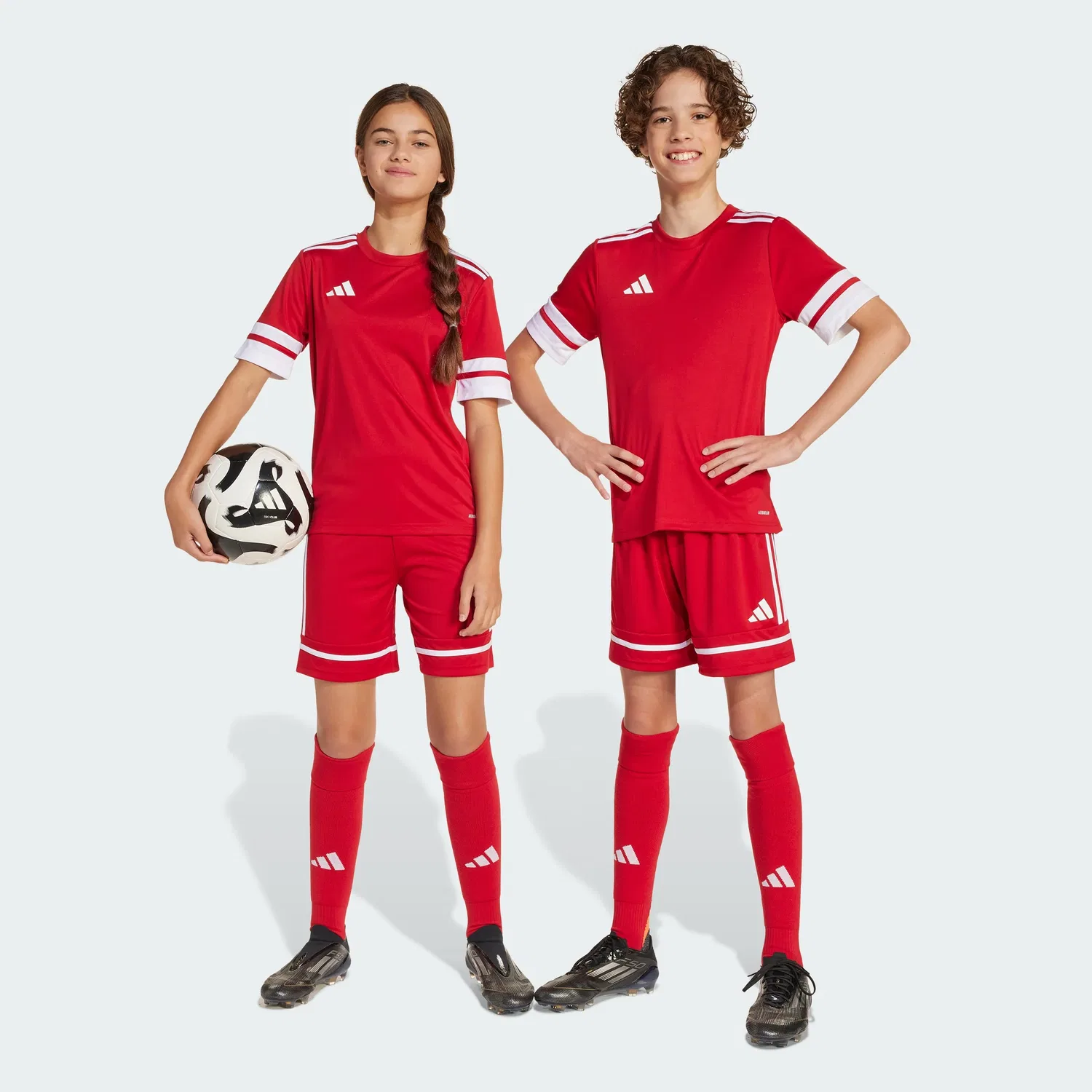 Детские шорты для мальчиков с технологией AEROREADY Squadra 25 adidas, Team Power Red 2