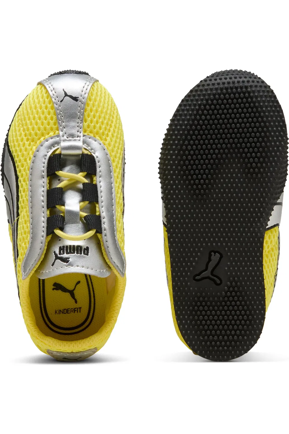 Детские кроссовки из сетки H-Street OG PUMA, Lemon Meringue/Puma Silver — фото 4