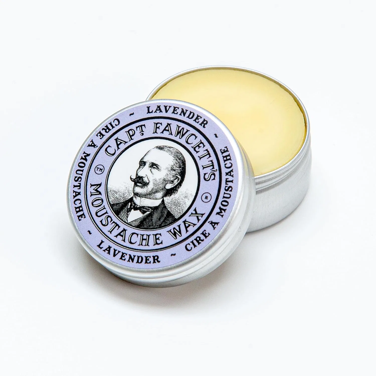 Подарочный набор Captain Fawcett's: воск для усов с ароматом лаванды и складная карманная расческа для усов (CF.87T) ‎Captain Fawcett — фото 2