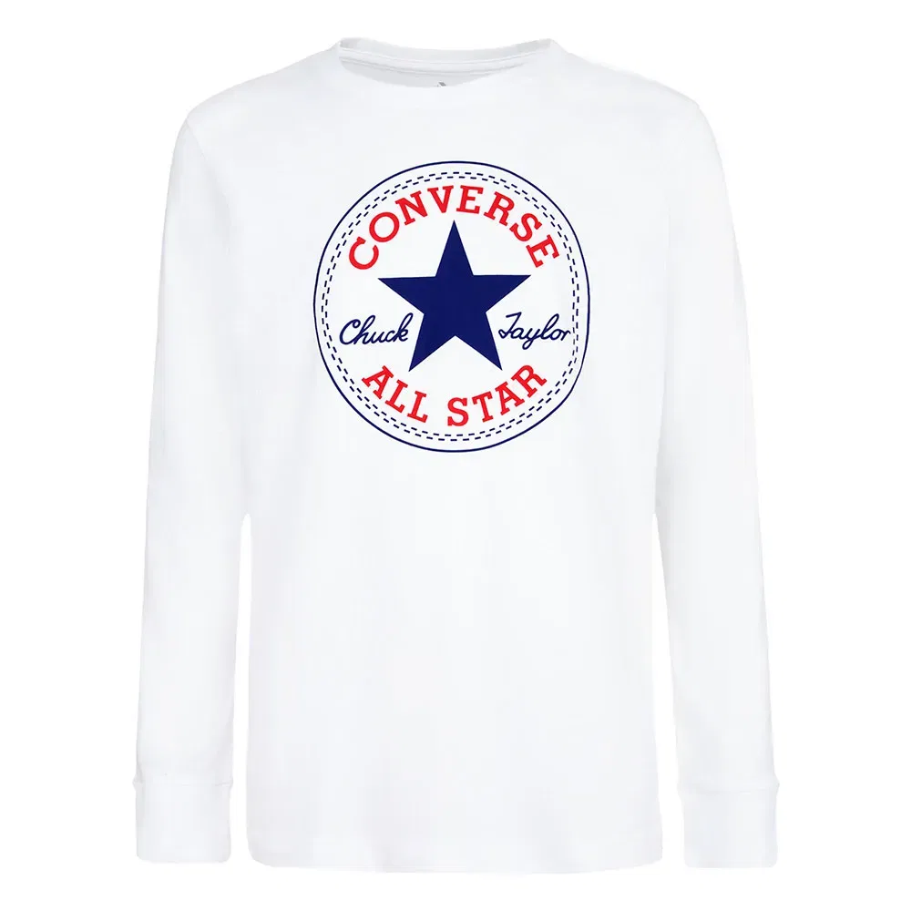 Детская футболка с длинным рукавом Converse kids 966243, White