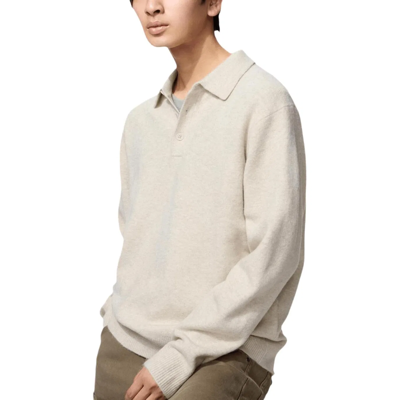 Мужское поло с воротником FW26 UNIQLO