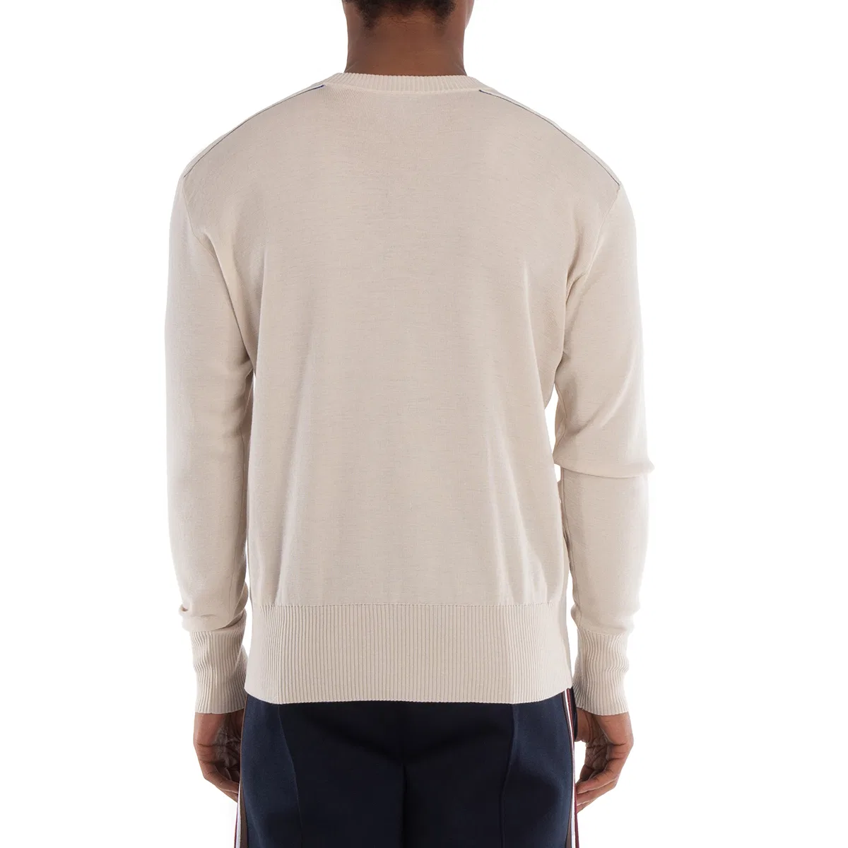 Джемпер с круглым вырезом Crew-Neck Wool Jumper Burberry, Soap — фото 3