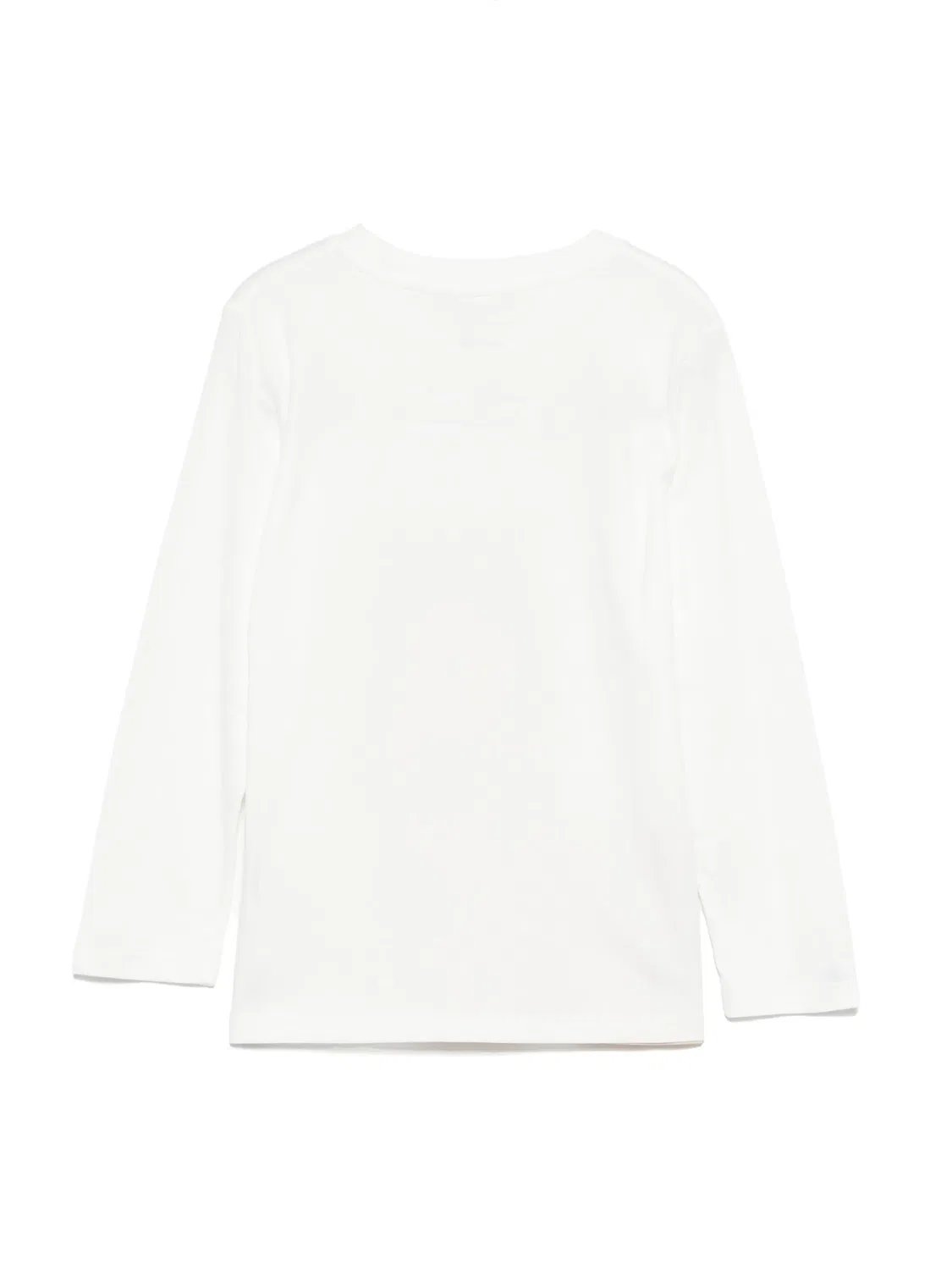 Stella McCartney Футболка с принтом, белая — фото 3