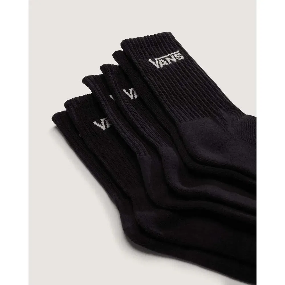 Носки Vans Classic crew socks 3 штуки, черный — фото 3