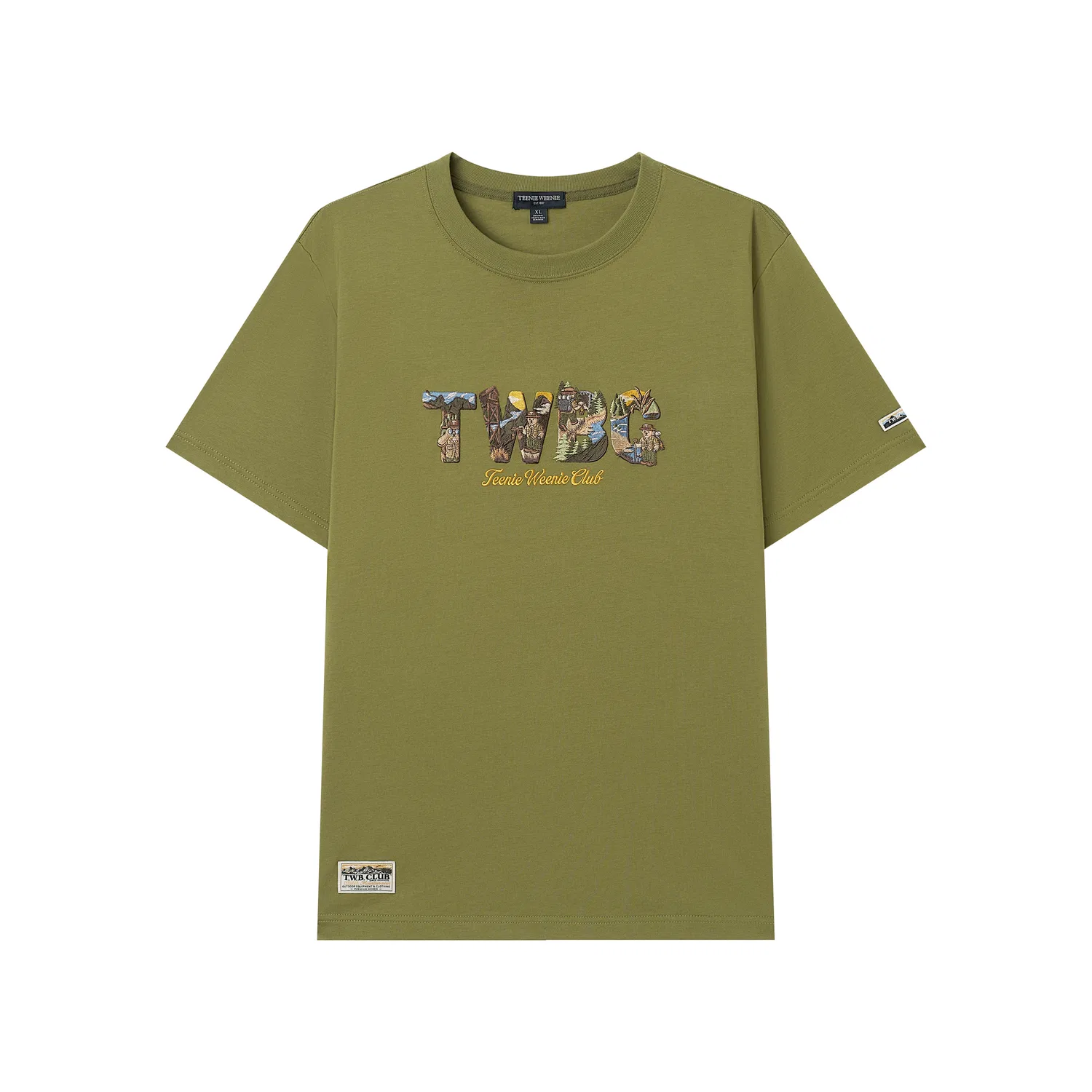 Детская футболка с принтом Army Green Teenie Weenie Men