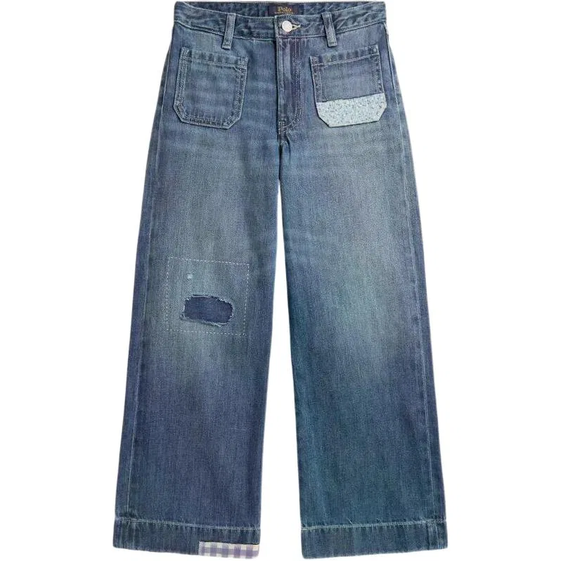 Детские джинсы широкого кроя Polo Ralph Lauren, Синий