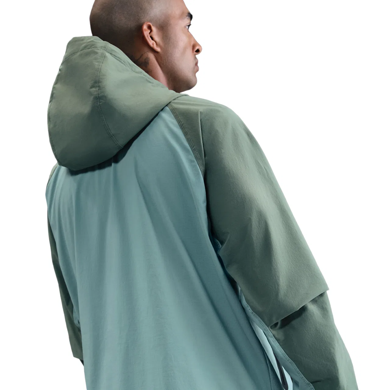 Мужская куртка Tech Woven WR Full-Zip Nike, цвет Black/Clay Green/Cannon — фото 2