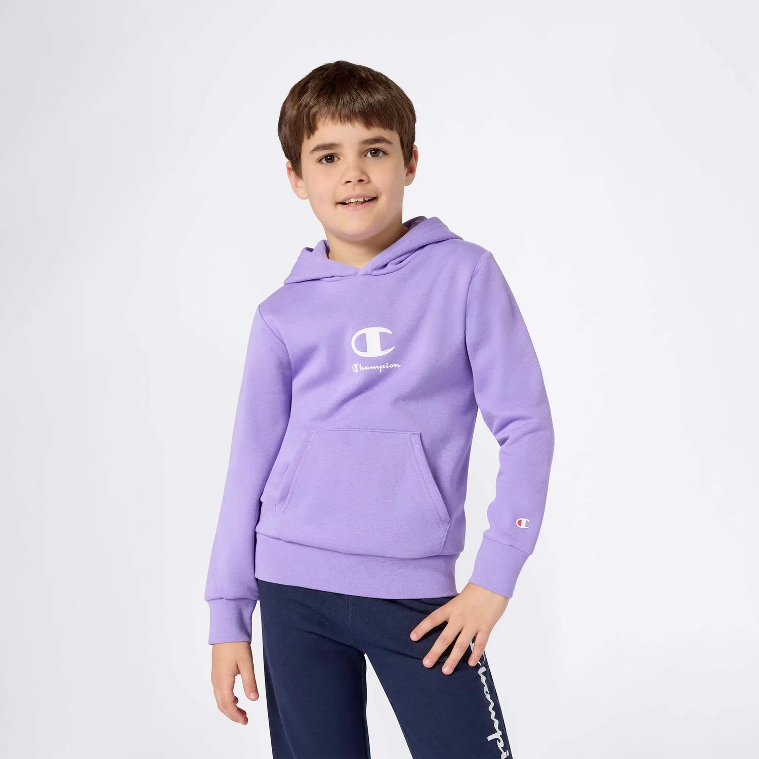 Детское худи с капюшоном Champion Hooded Sweatshirt Champion, Цвет Rosa — фото 2