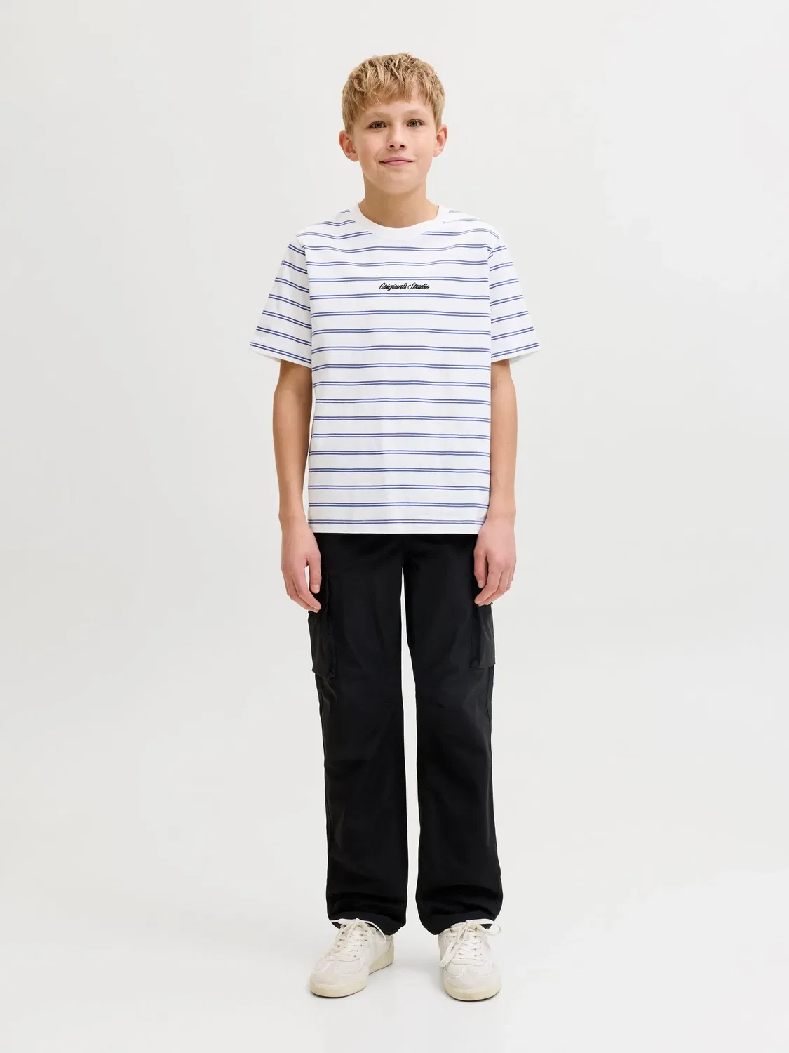 Футболка с принтом Cloud Dancer Jack & Jones Junior, белый — фото 4