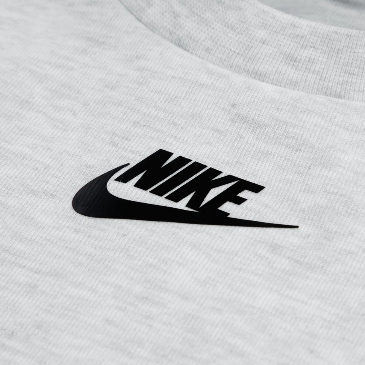 Детский спортивный комплект с юбкой Tech Fleece Nike, серый/черный — фото 4