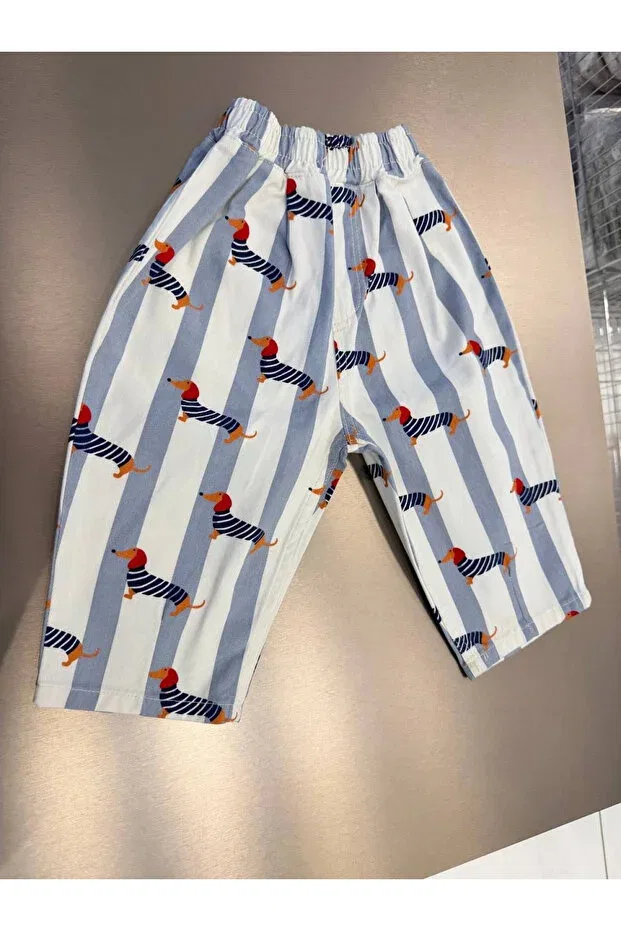 Детские брюки для девочек с принтом Balloon Pants Kidmark Çocuk Modası, Multicolor — фото 4